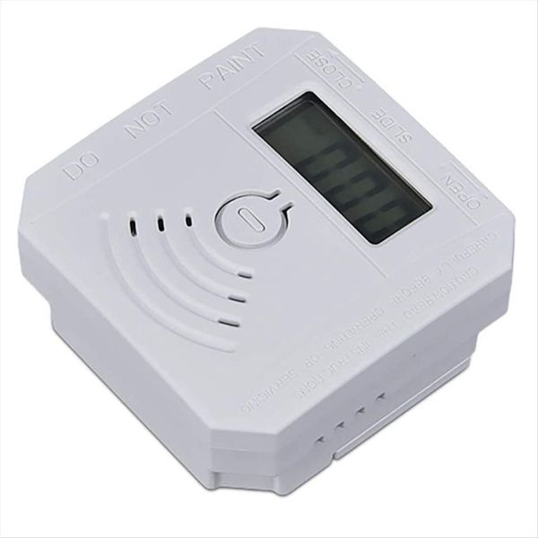 Mini Co Sensor Carbon Monoxide Alarm Detector Battery Compatible with None