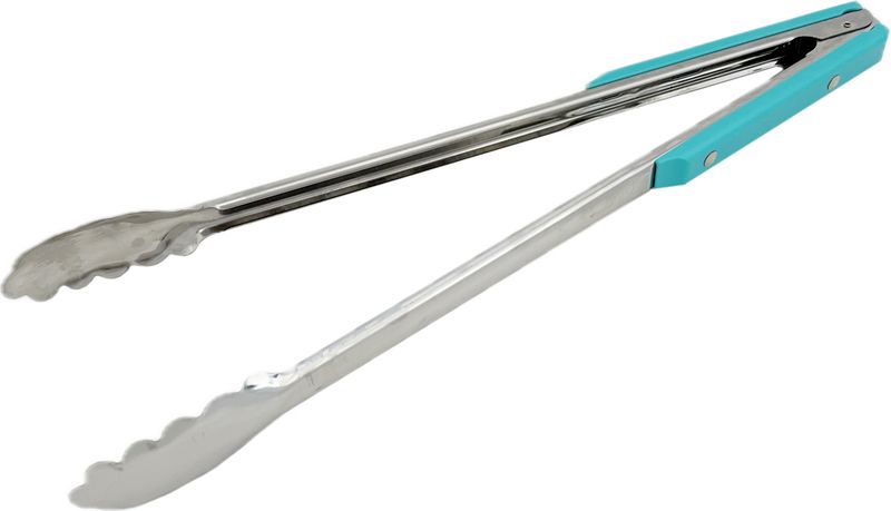 Stainless Steel 40cm Braai Tong - Teal