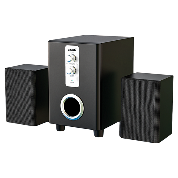 Wooden Super Heavy Bass Small Speaker