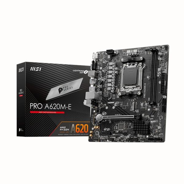 MSI PRO AMD Ryzen 7000 DDR5 Gaming Motherboard - Black