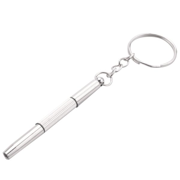3in1 Mini Alloy Screwdriver Key Ring Watch Glasses Repair Tool