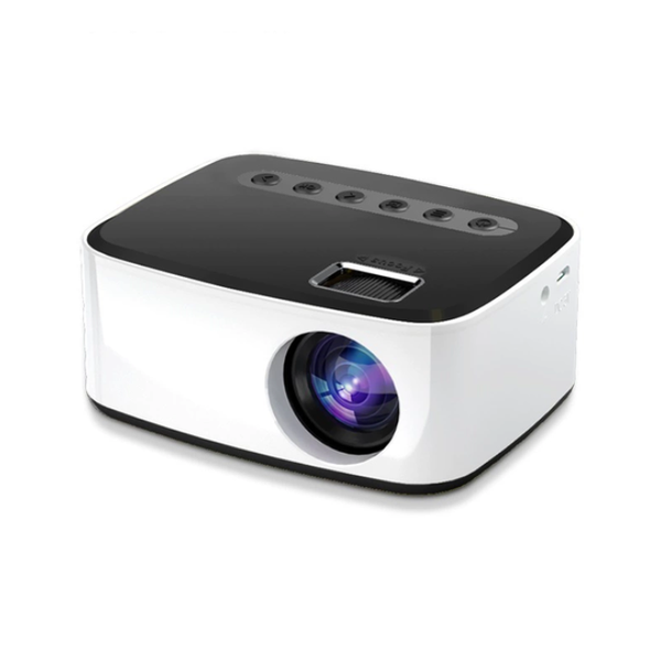 Bltunoed, Portable Video Projector, 1920 x 1080 HD Resolution, Black White
