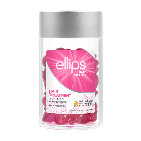 ellips Pink Hair Repair Treatment - 50 Capsule Jar