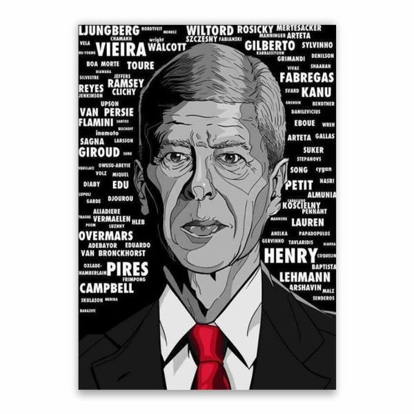 Arsene Wenger Players Poster - A1