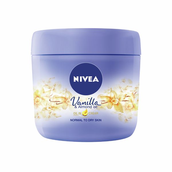 NIVEA Vanilla &amp; Almond Oil in Body Cream, 400ml