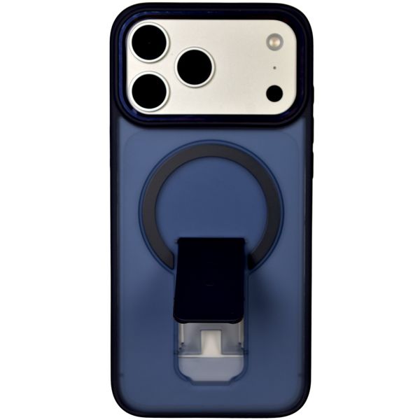 Magnetic Phone Case with Ring Holder - Compatible with 17 Pro Max - Navy