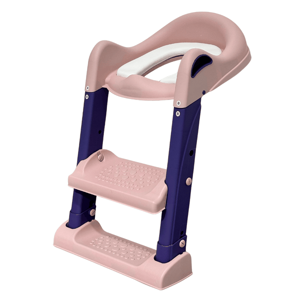 Children's Potty Training Seat with Steps -Baby Toilet Chair in Pink &amp; Blue