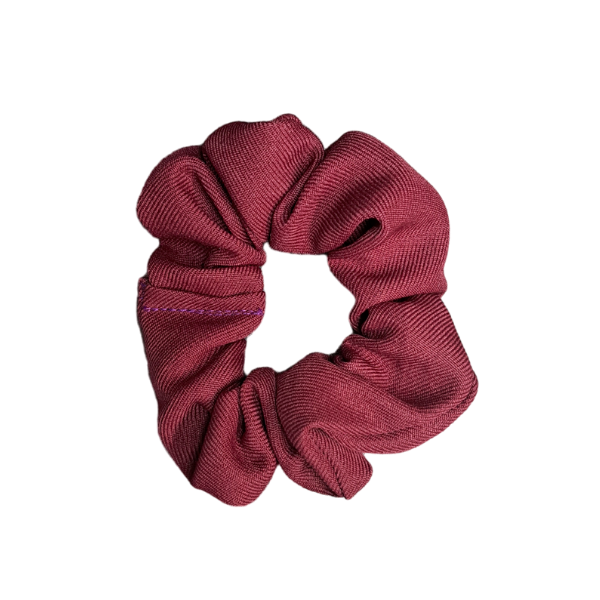Women Maroon Single Hair Scrunchie