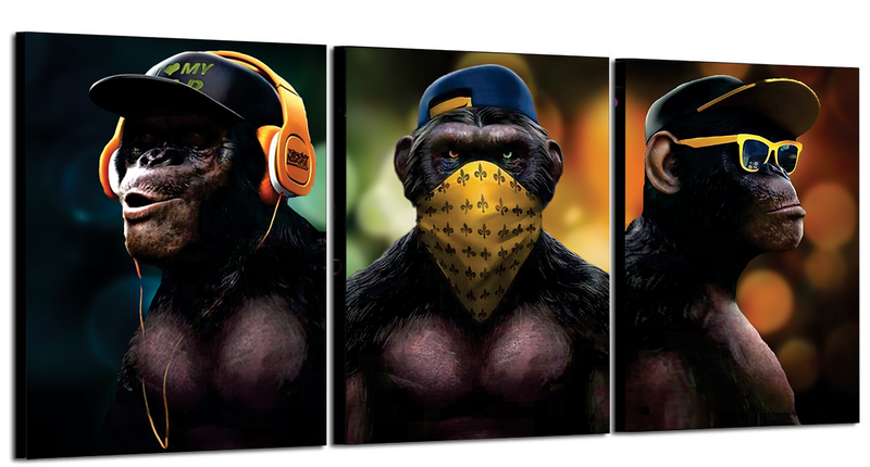 3 Piece Swag Canvas Print Wall Art