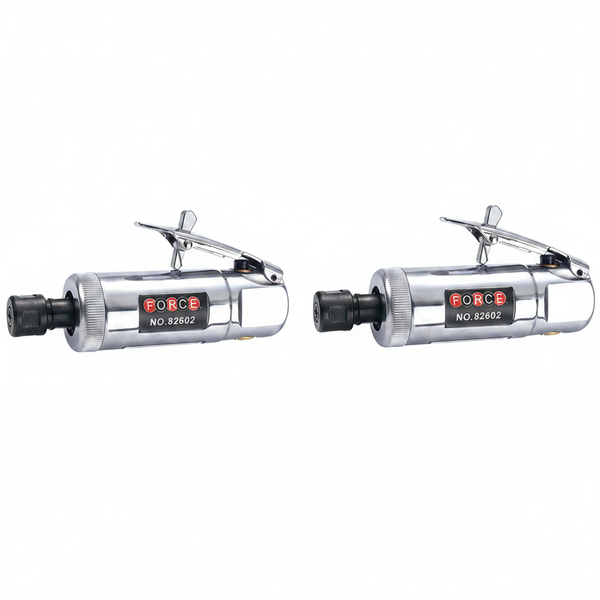 Force 6mm Pneumatic Air Die Grinder for Grinding and Polishing - 2 Pack