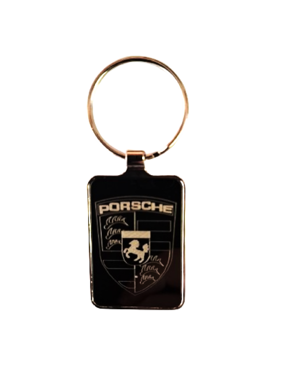 Porsche Stainless Steel Tag Keyring