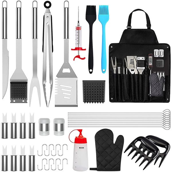 41Piece Braai BBQ Grill Utensil Tool Set Stainless Steel BBQ Tool Set