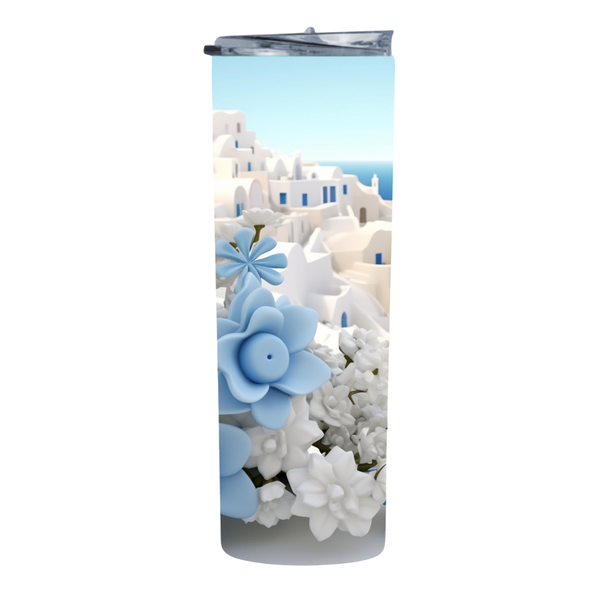 White View Parakeet 2 20 Oz Straight Skinny Tumbler 034