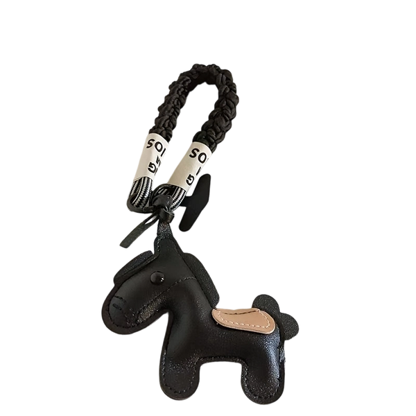 PU Horse Charm Phone Strap - Handwoven Wristlet for Women And Man