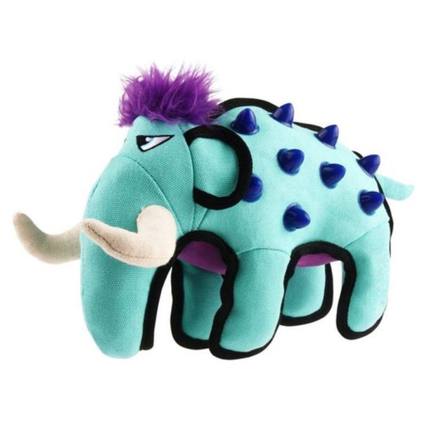 GiGwi Duraspikes Elephant - Heavy Duty Tough Dog Toy for Aggressive Chewers
