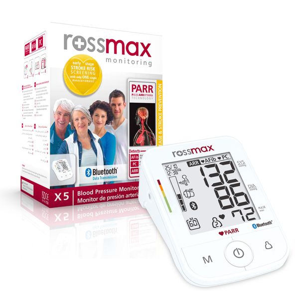 Rossmax Blood Pressure Monitor X5 Connects to App