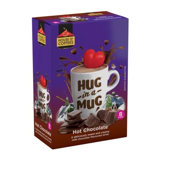 House of Coffees - Hug in a Mug Hot Chocolate - (8 x 25g)