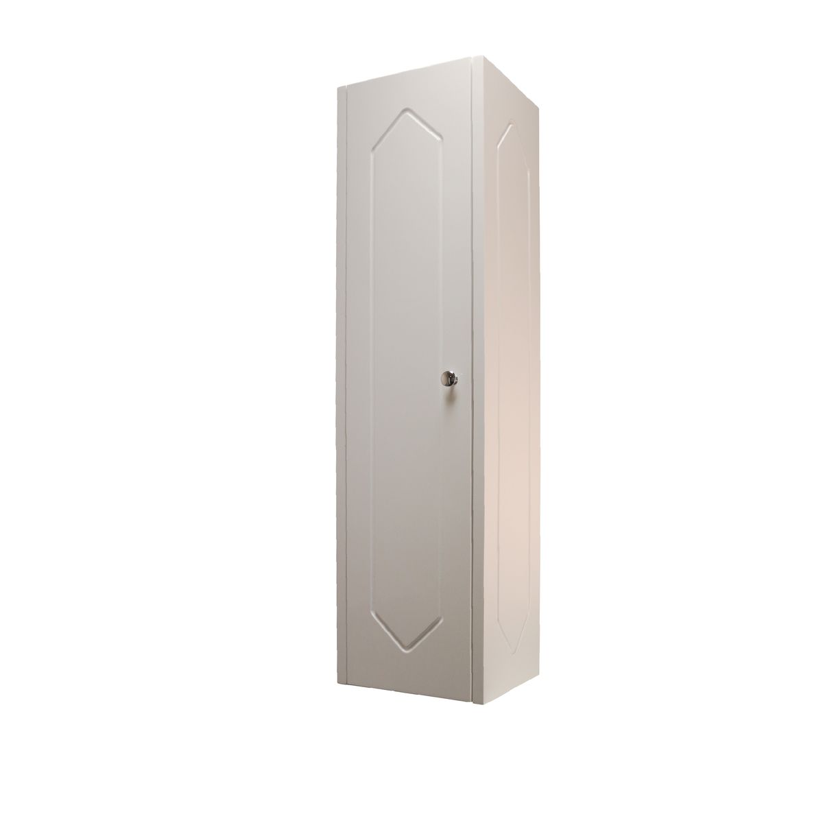 Denver Wall Mount Storage Column Diamond Shape | White