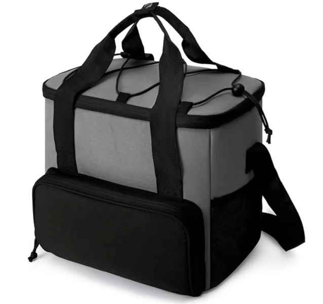 Insulated Lunch Bag -Waterproof, Freezable Cooler Box with Adjustable Strap