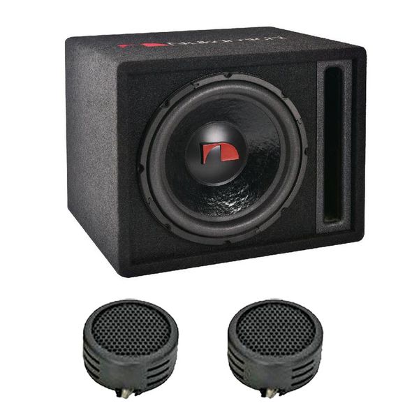Nakamichi NKM-NBX350 12" 2500w Subwoofer - Slotted Enclosure &amp; Evo tweeters