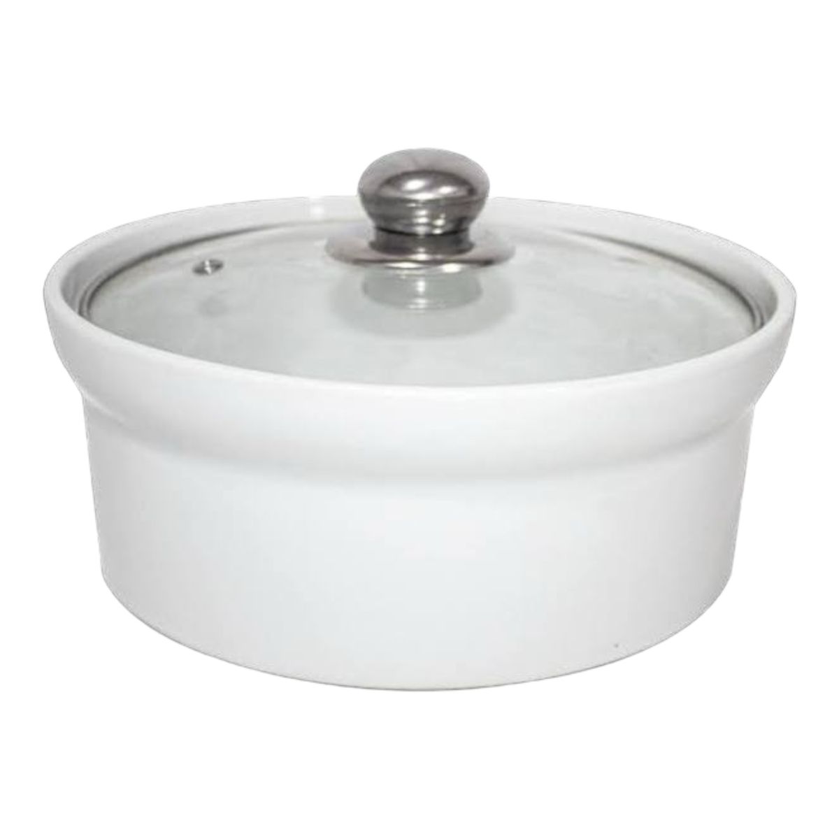 Casserole 22x9cm Porcelain with Glass Lid | Shop Today. Get it Tomorrow ...