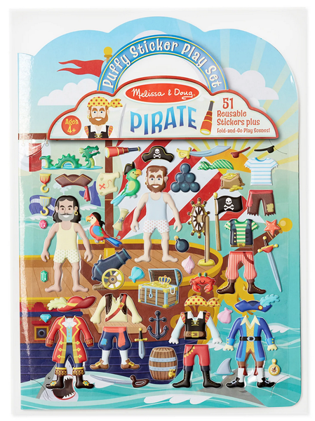 Melissa &amp; Doug Puffy Sticker Play Set - Pirate