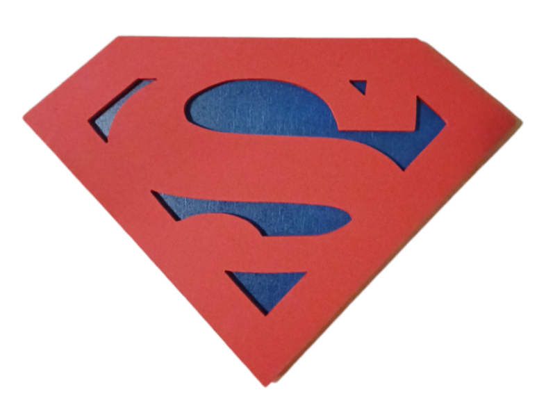 Superman Wall Art Red