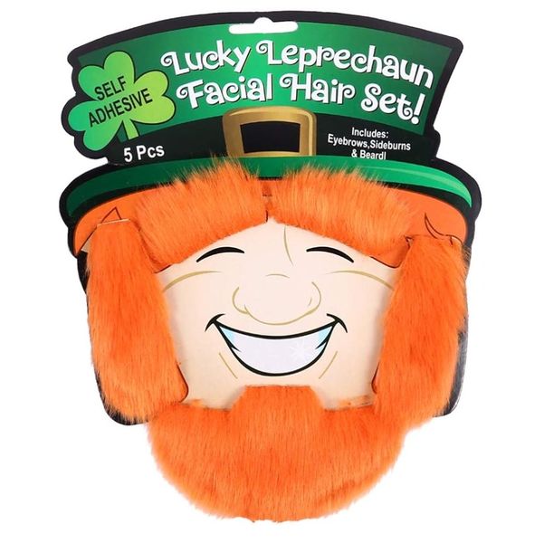 St Paddy's Day Dress Up: St Patrick's Day Lucky Leprechaun Facial Hair