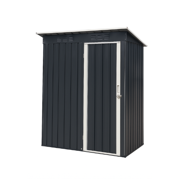 Outdoor Steel Storage Shed Weather Resistant Galvanized 1510x 910x1870mm