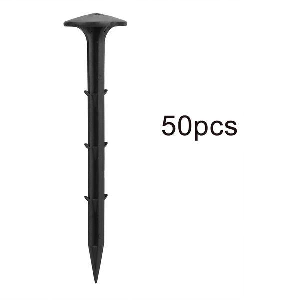 50PCS Plastic Durable Garden Camping Awning Canopy Tent Peg Stake Nail (16c