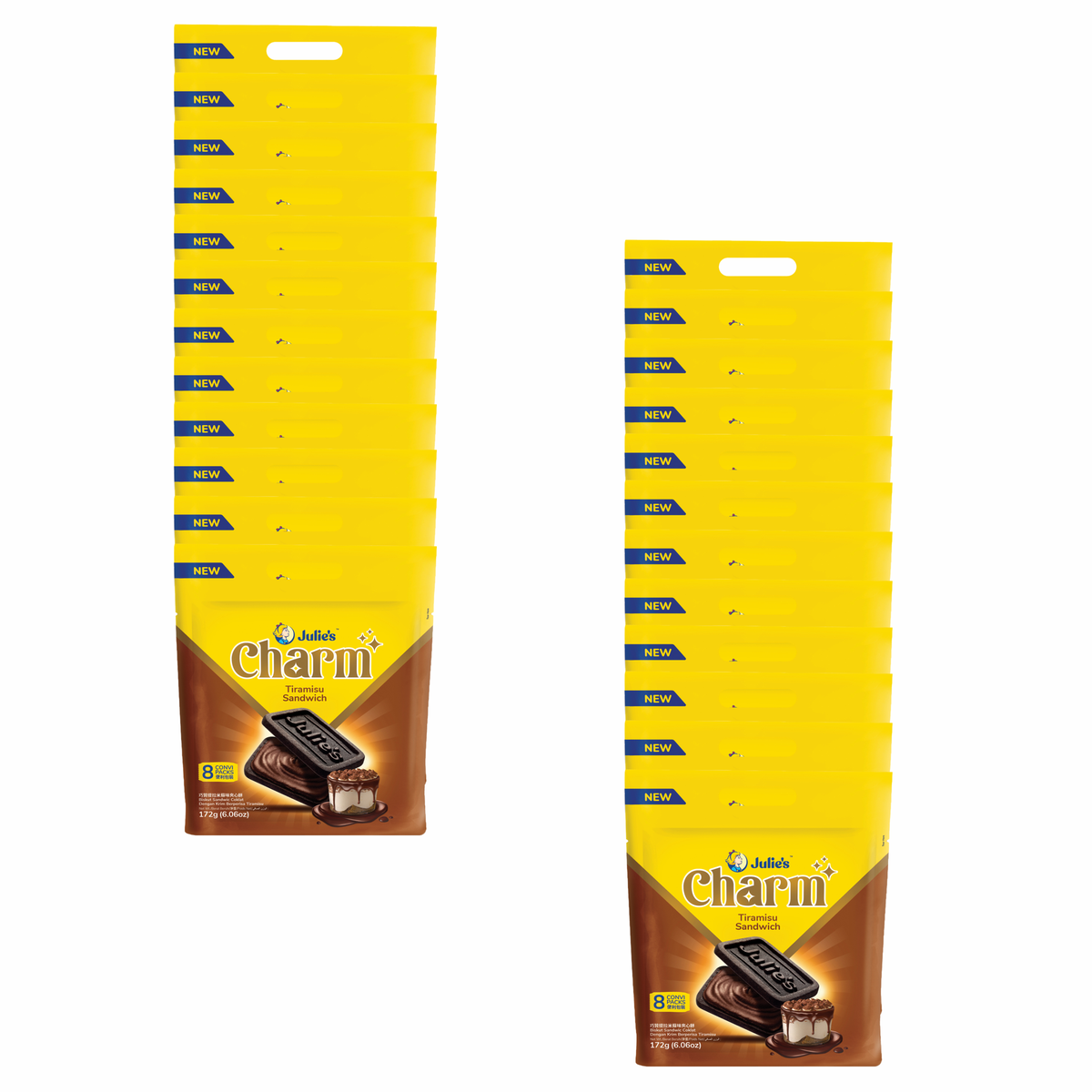 Julie's Charm Tiramisu Cream Tea And Coffee Biscuit (Case Of 24) Shop Today. Get it Tomorrow