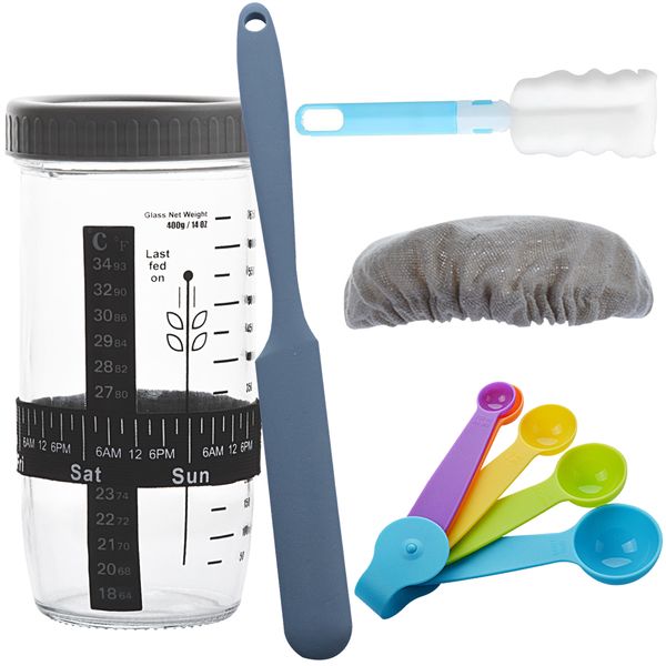 Sourdough Starter Jar Kit 24oz Sourdough Bread Baking Supplies Fermentation