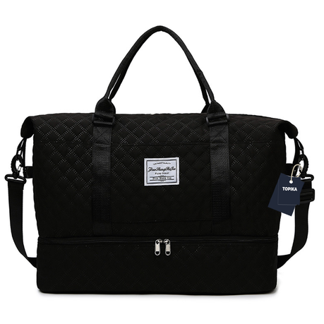 Topika-Travel Duffle Bag,Weekender Bag&Gym Carry On Tote Bags for Men/Women Image