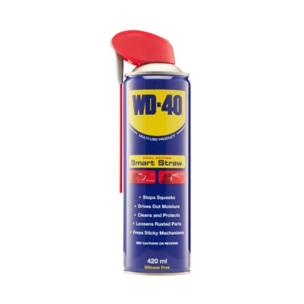 WD40 - Multi-Use Lubricant - Dual-Action Smart Straw 420ml (Pack of 3)