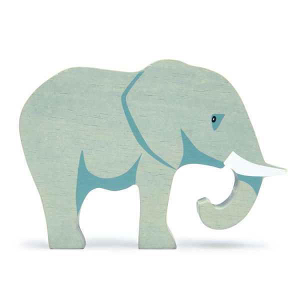 Tender Leaf Wooden Elephant Figurine