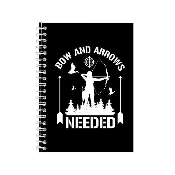 Bow Hunting Notebook Hunter Gift Idea Writing Book Notepad Pad 25