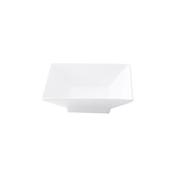 Fortis Accent White Square Footed Bowl 11cm 12 Pcs
