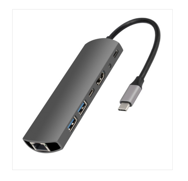 VCOM 7 in 1 USB Type C Docking Station