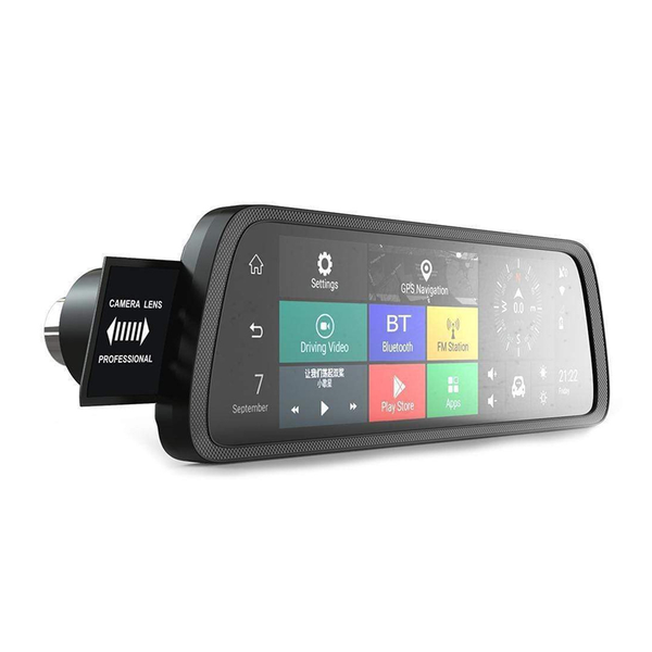 Car Touchscreen Mirror DVR With GPS