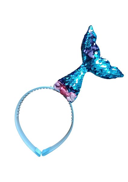 Mermaid Sequince (reversible) Alice Band x2