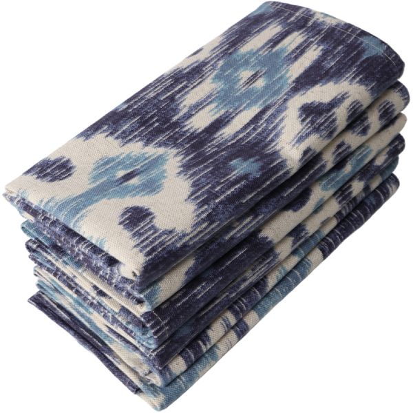 Ikat Blue Napkins
