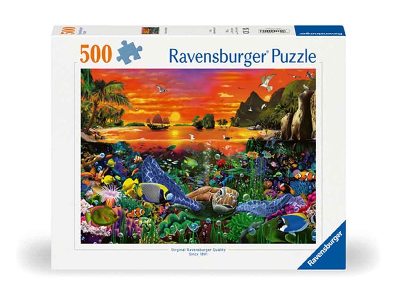 Ravensburger 500 Piece Puzzle Turtle in the Reef