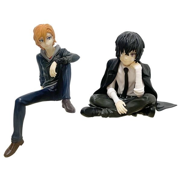 2 Piece Nakahara Chuuya/Dazai Osamu Anime Figures
