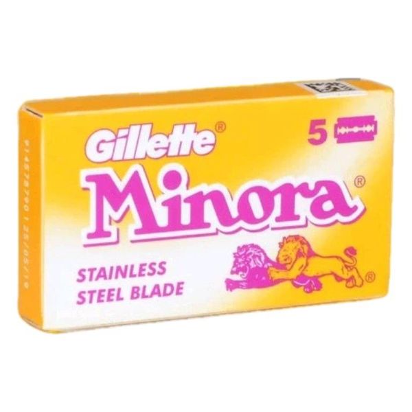 Gillette Minora Double Edge Blades 10 Packs x 5 Pieces