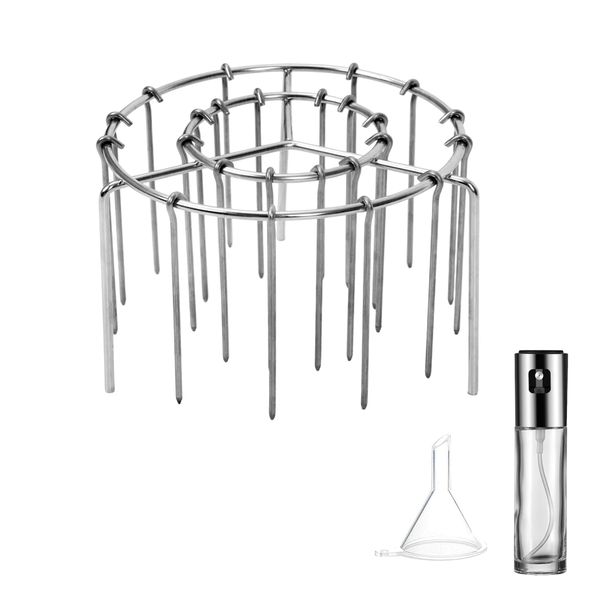 24 Needle Grill Rack for Air Fryer and Oven Stainless Steel