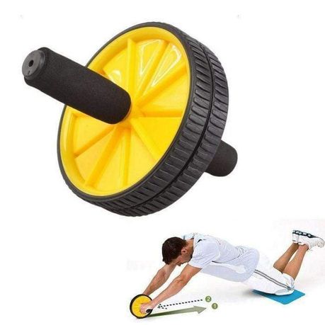 Roda abdominal Exerciser, Dual Wheel Design, Ab Slider Roller