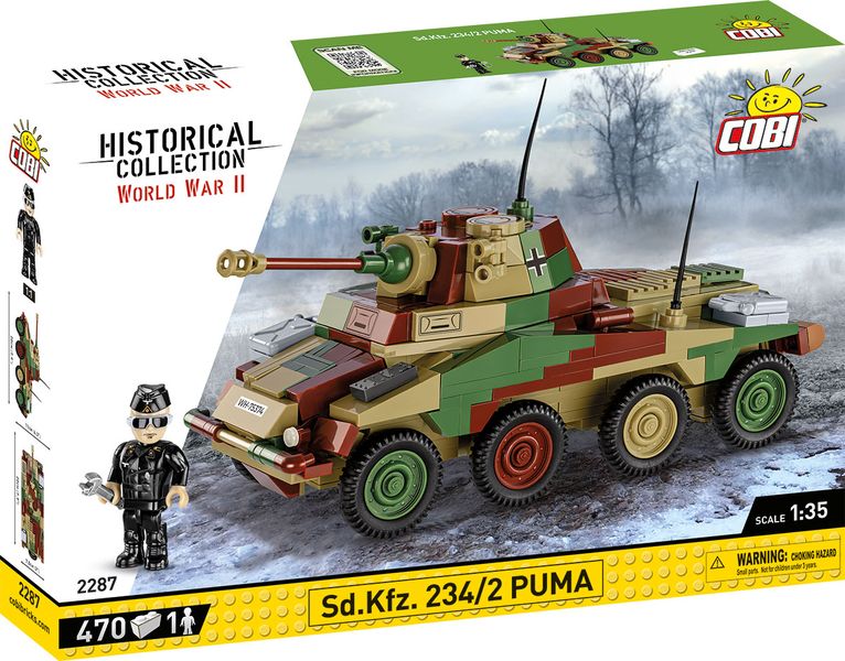 COBI Sd.Kfz. 234/2 Puma Tank Construction Model