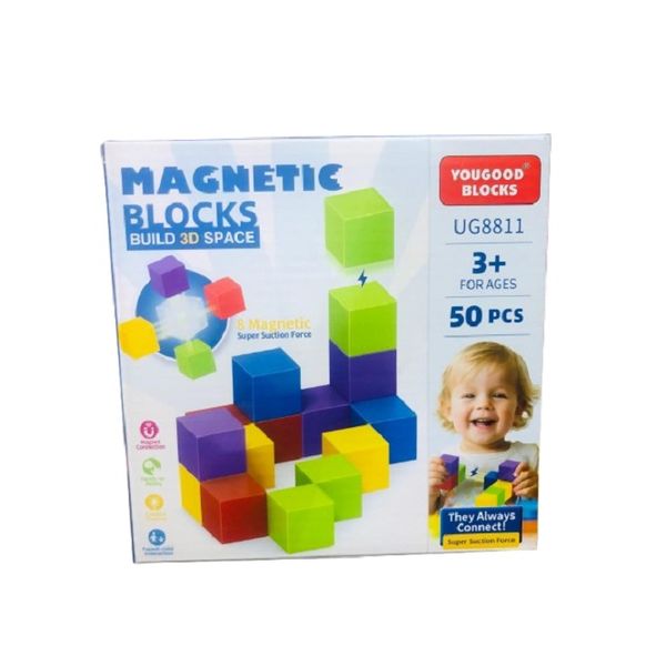 SM 50Piece Magnetic Blocks