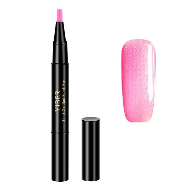 Yiber 3in1 Gel Nail Polish Pen - Pink 20