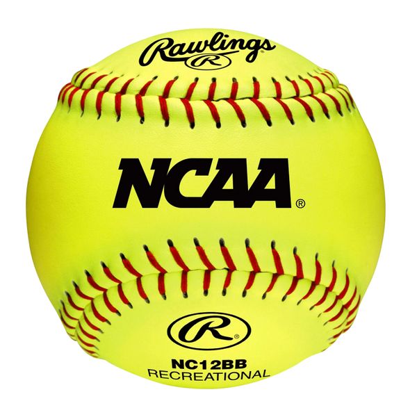 Softball Rawlings NCAA 12 Inch Recreational Training Fastpitch Ball